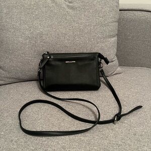 Roots Black Crossbody Bag